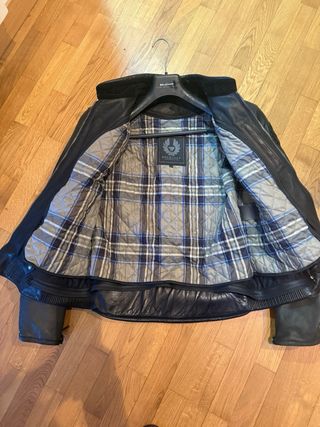 Chaqueta de cuero Belstaff Lavant Negra