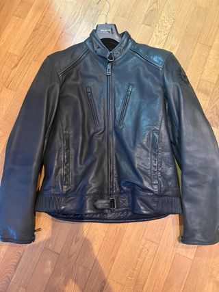 Chaqueta de cuero Belstaff Lavant Negra