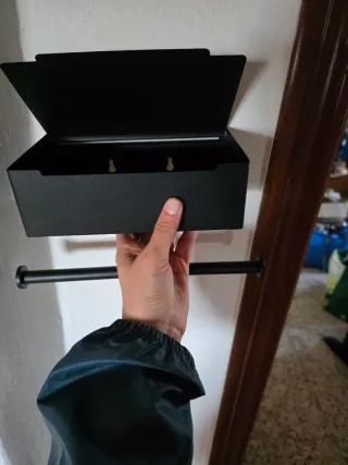 Soporte de pared blanco