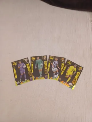 4 Cromos Fútbol Super Crack