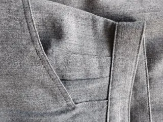 Gonna elegante grigia tg.48 XL made in Italy