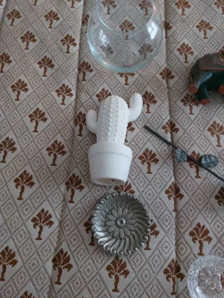 Lote 6 piezas decoración: