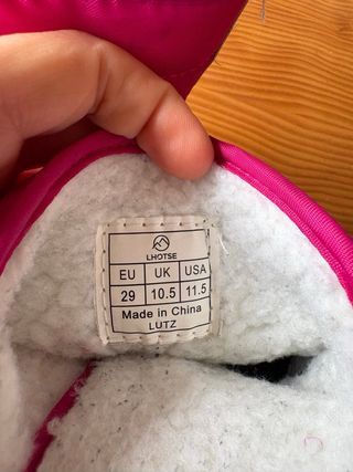 Botas Nieve Niña Talla 29