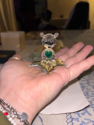 Bellissimo Orsetto NUOVO IN CRISTALLO SWAROVSKI+AR