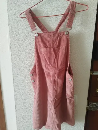 Peto falda pana rosa mujer