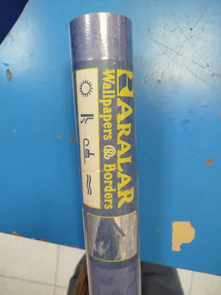 Papel Pintado Aralar Azul 10,05 x 0,53 m