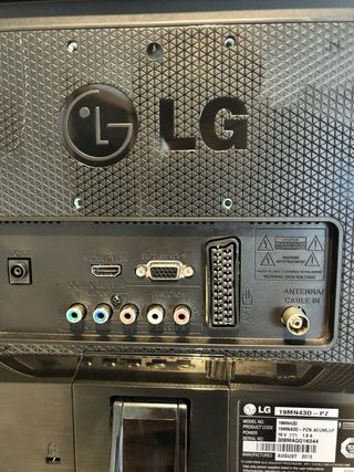 Pantalla LG HD TV 19 Negra