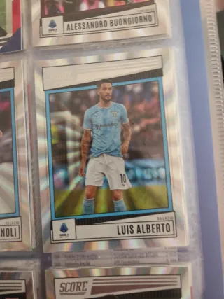 Panini Score Luis Alberto Lazio Parallel