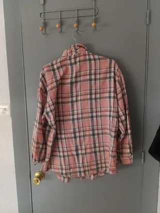 Camisa a cuadros rosa