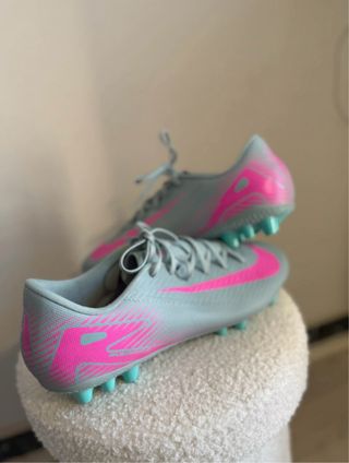 Nike Zoom Air Mercurial Fútbol Gris/Rosa