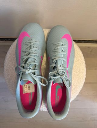 Nike Zoom Air Mercurial Fútbol Gris/Rosa