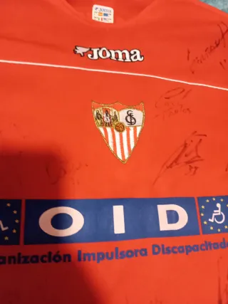 Camiseta Sevilla FC Firmada por Jugadores