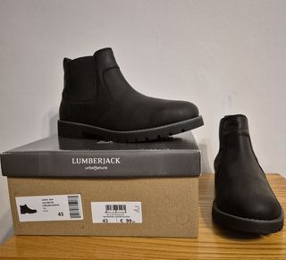 Stivali Lumberjack Landis Chelsea (43) nero pelle