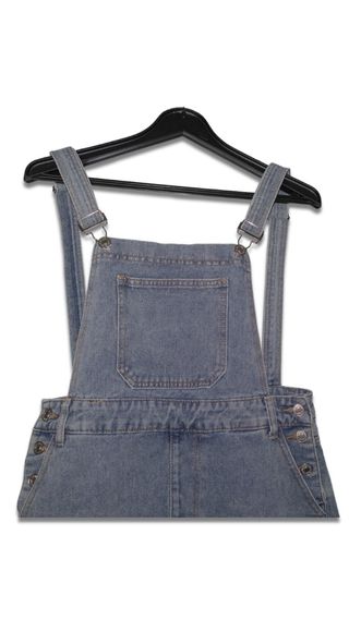 Vestido Peto Vaquero Largo Talla M