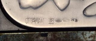 Cornice  Ottaviani di argento