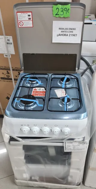 Cocina de gas Johnson