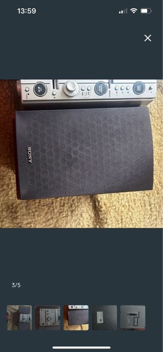 2 Altavoces Sony Negros