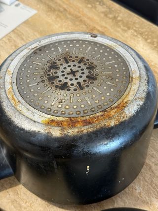 Set de sartenes y olla de aluminio