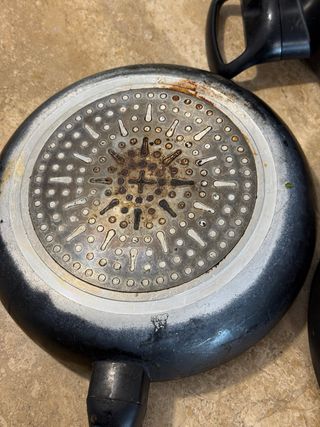 Set de sartenes y olla de aluminio