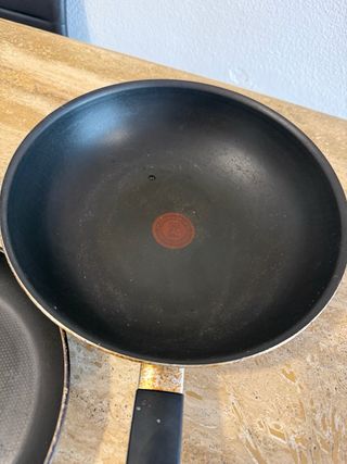 Set de sartenes y olla de aluminio