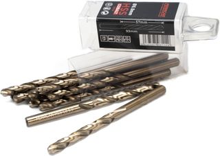 Brocas HSS M35 Cobalto 6mm (10 uds)