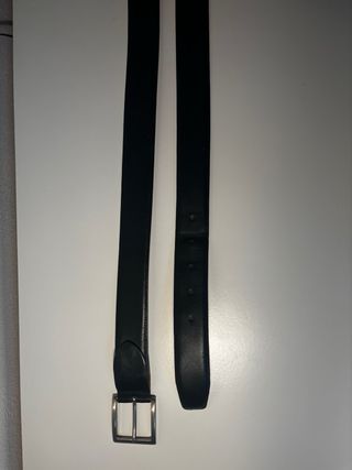 Cintura uomo in vera pelle nera - taglia 48 / 105