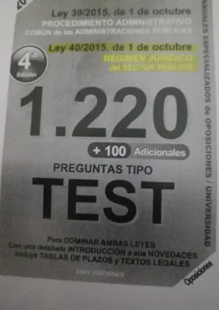 Documentación oposiciones, test etc... Preguntar