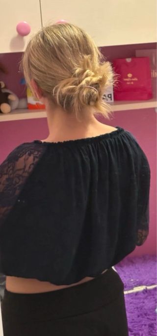 Maglietta elegante donna blu