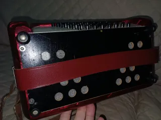 Acordeón Hohner Junior 48B Rojo