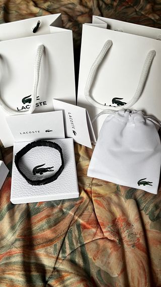 Pulsera Lacoste Negra