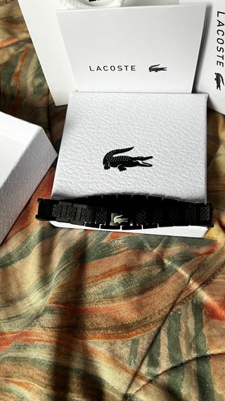 Pulsera Lacoste Negra