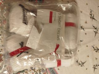 Calcetines Puma Unisex Talla 43/46 Blanco 5 pares