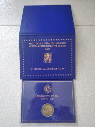 Vaticano 2007 2 euros conmemorativos