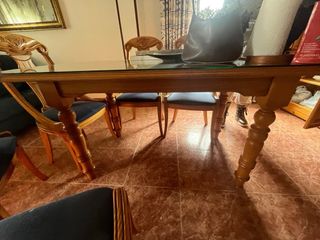 Mesa de comedor madera y sillas CONSULTAR PRECIO