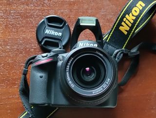 Cámara Nikon D3200 Negra + Cargador y Batería