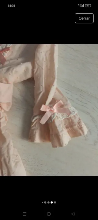 Vestido de niña rosa