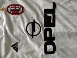 Maglia Milan Vintage Adidas Opel Lunga XL