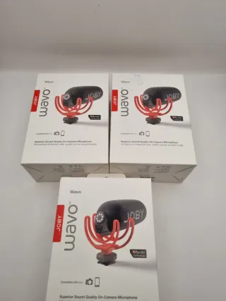 Lote 3 Micrófonos Cámara Joby Wavo Compacto