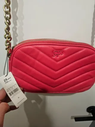 Bolso bandolera fucsia Parfois