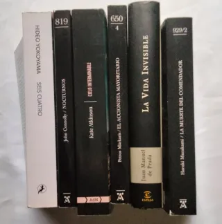 Lote, colección Novelas,Ed Tusquets,otras