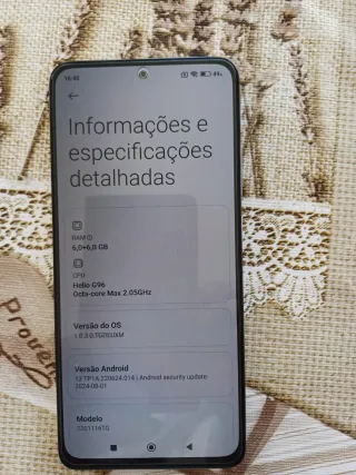 Telemóvel Redmi Note 11 Pro 4G