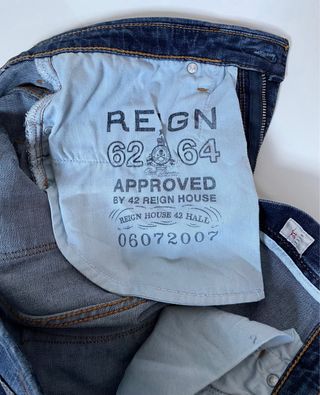 Jeans REIGN Italia Uomo Prince Denim Taglia 32