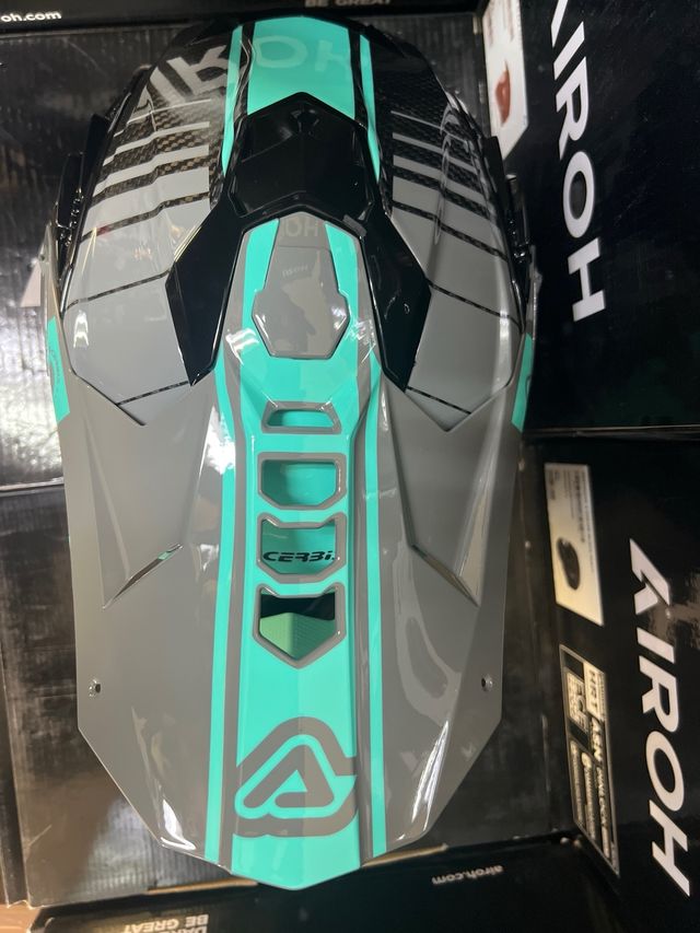 Casco Moto M Cross Acerbis Carbono