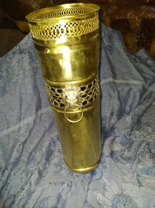 Paragüero/Bastonero.bronce mazizo