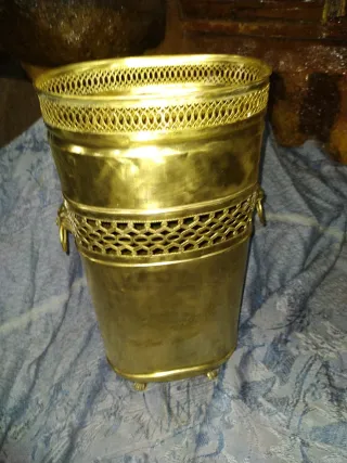 Paragüero/Bastonero.bronce mazizo