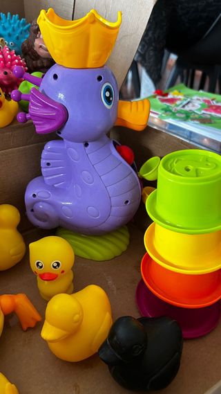 LOTE JUGUETES DE BAÑO CON PATITOS Y ANIMALES