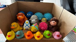 LOTE JUGUETES DE BAÑO CON PATITOS Y ANIMALES