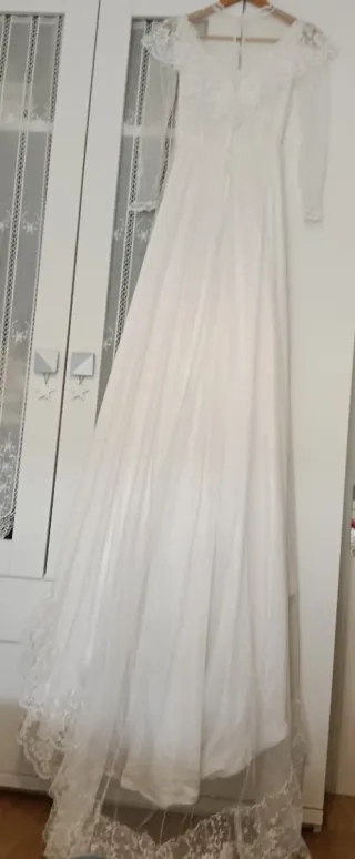Vestido de Novia Blanco Encaje