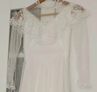 Vestido de Novia Blanco Encaje