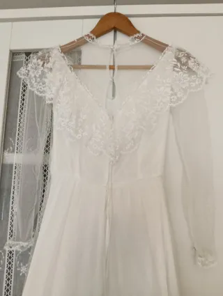 Vestido de Novia Blanco Encaje